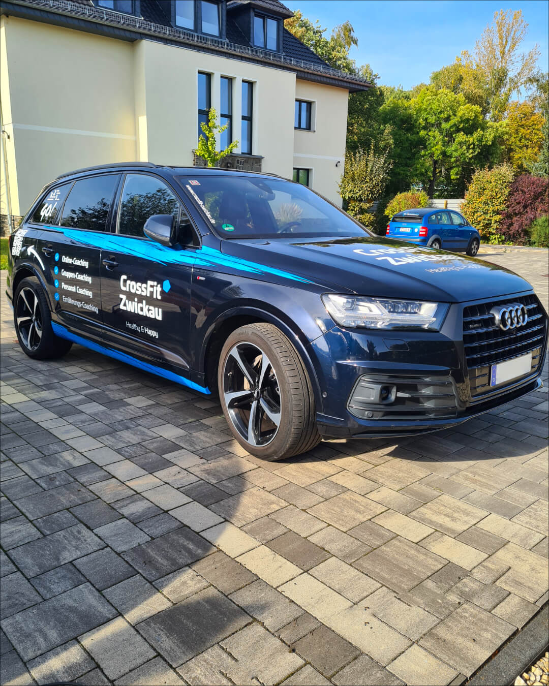 Projekt Folierung Audi Q7 CrossFit Zwickau Projekt Folierung Audi Q7 CrossFit Zwickau