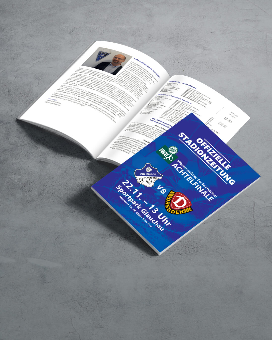 Projekt Stadionzeitung VfB Empor Glauchau Projekt Stadionzeitung VfB Empor Glauchau